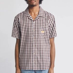 CARROTS by Anwar Carrots Badge Gingham Camp Shirt